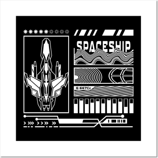 Spaceship Posters and Art